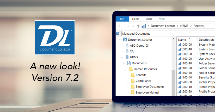 Document Locator Document Management Software Version 7.2
