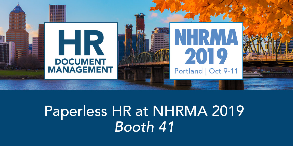 Paperless HR at NHRMA 2019 Conference - Document Locator