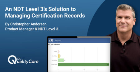 NDT Level 3 Solution to Managing Certification Records