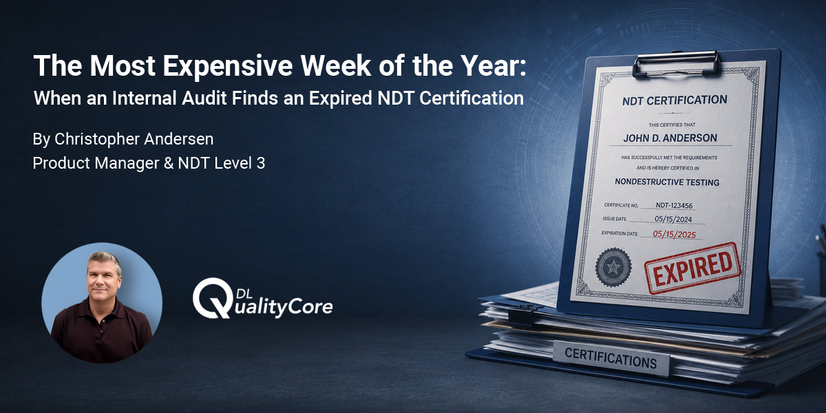 The Most Expensive Week of the Year - NDT Certification